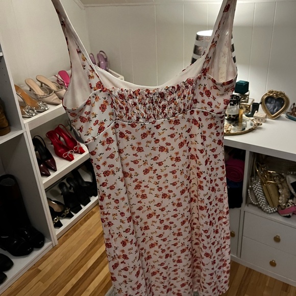 Rose Floral Mini Dress - Picture 2 of 2